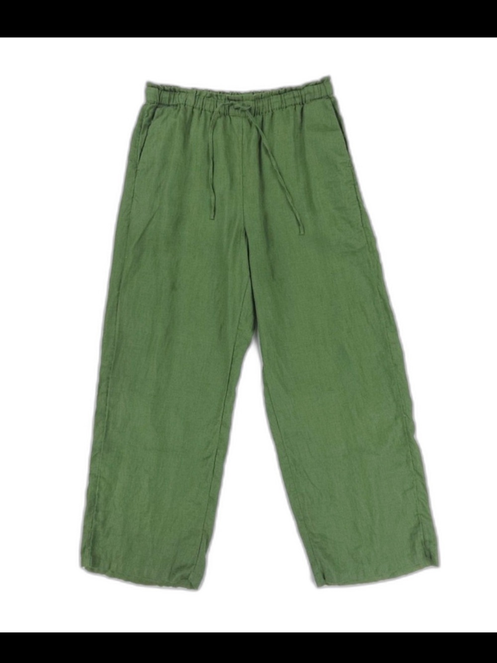 ⛱️🔥J. Crew - Olive Green Soleil Linen Pull-On Pants - M